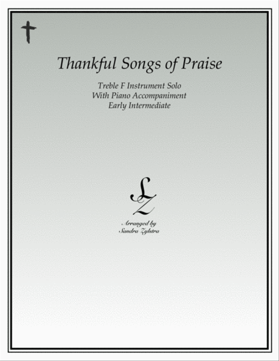 Thankful Songs of Praise (treble F instrument solo) image number null