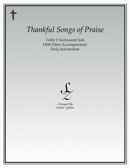 Thankful Songs of Praise (treble F instrument solo) image number null