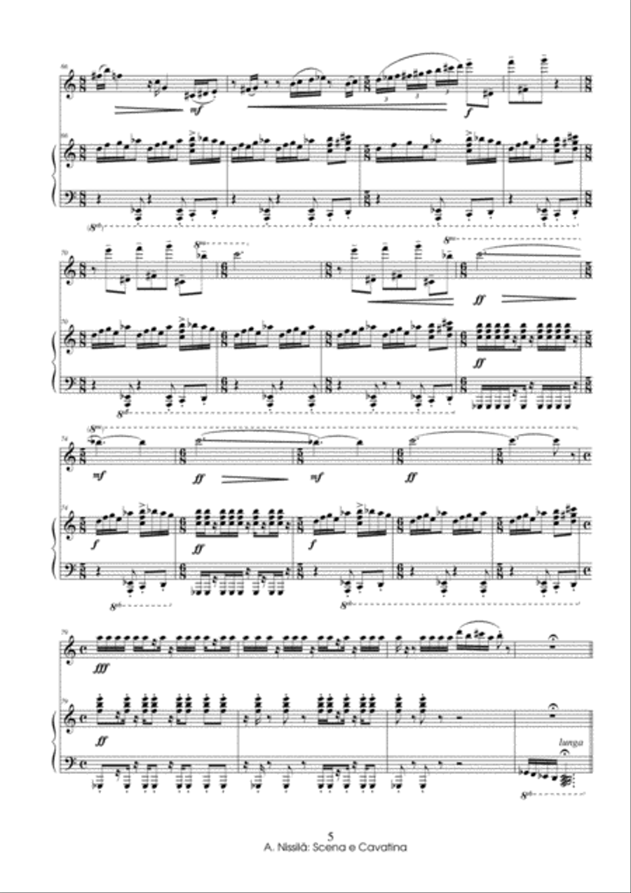 Scena e cavatina Alto Saxophone scores gallery preview page 6