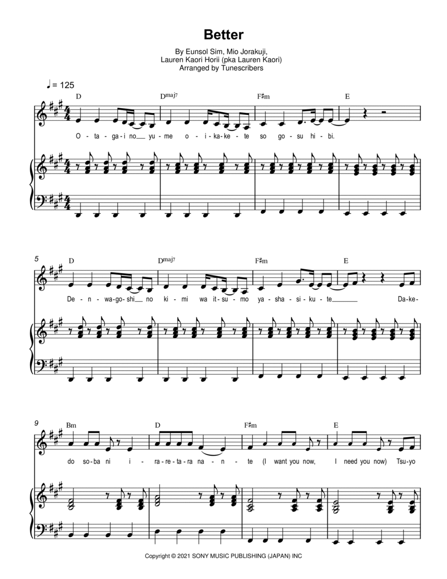 Better Better Voice scores gallery preview page 1