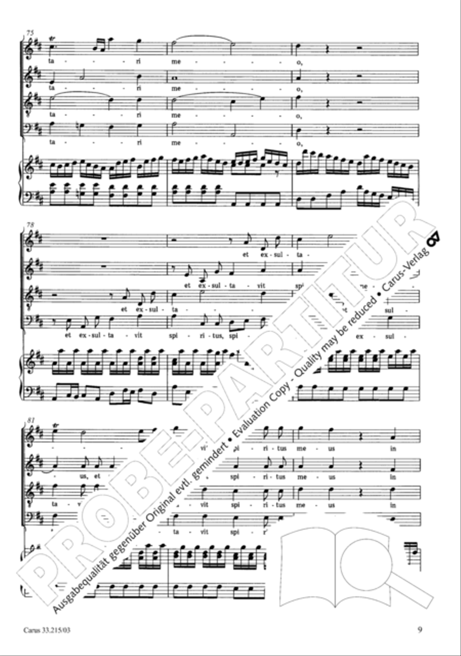 Magnificat Magnificat 4-Part scores gallery preview page 10