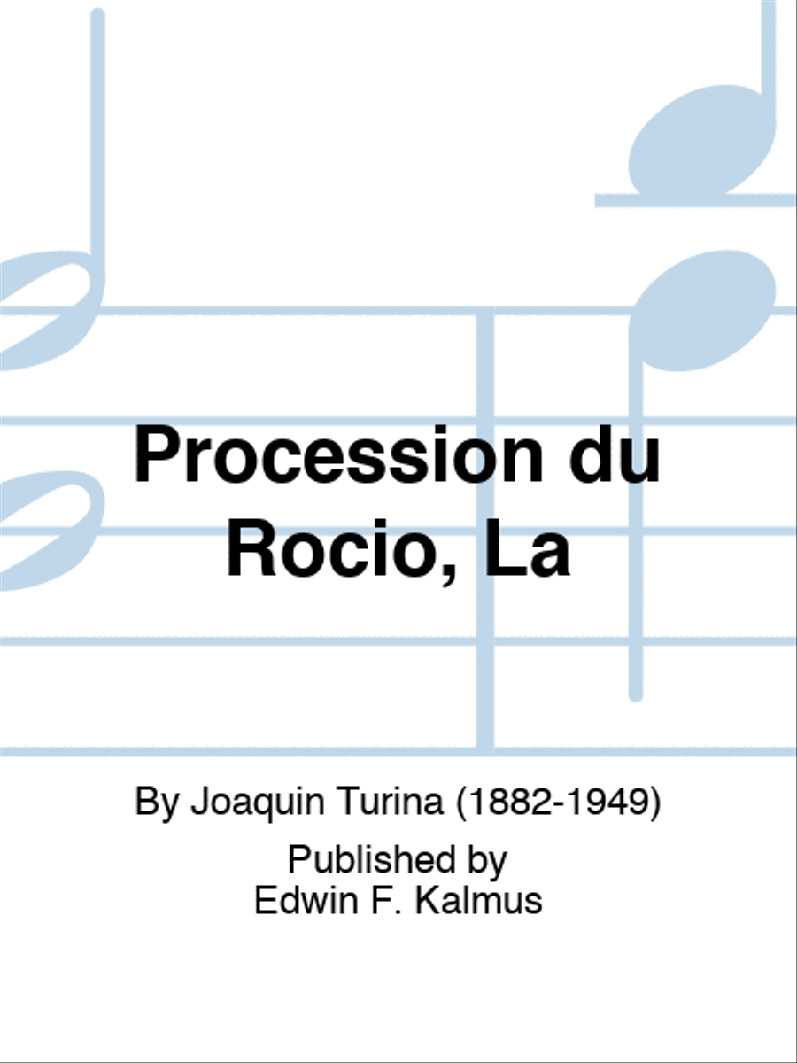 Procession du Rocio, La Set of Parts scores gallery preview page 1