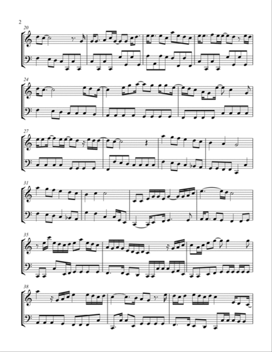 Let It Be String Duet scores gallery preview page 2