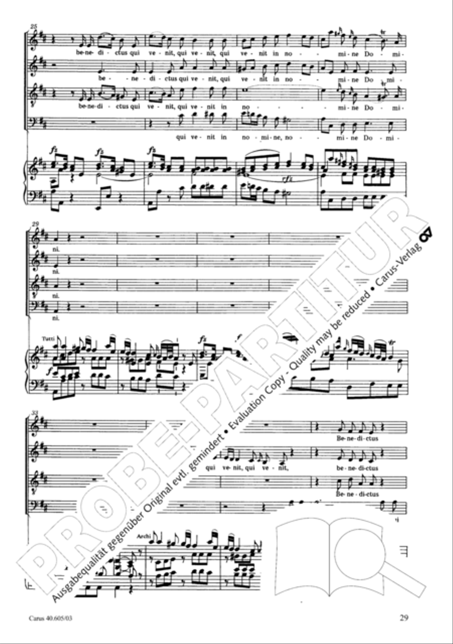 Nikolai Mass (Missa Sancti Nicolai) 4-Part scores gallery preview page 30
