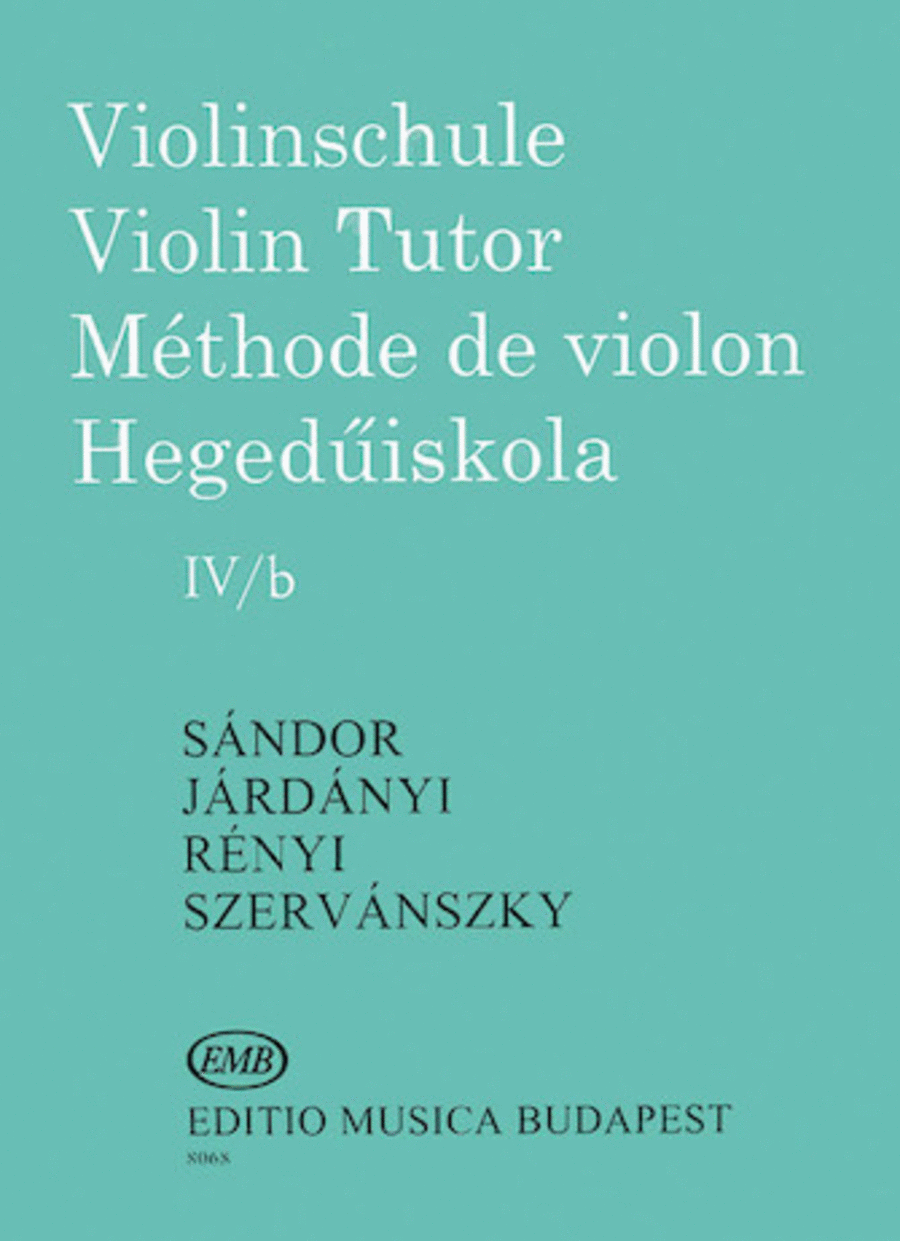 Violin Tutor - Volume 4B