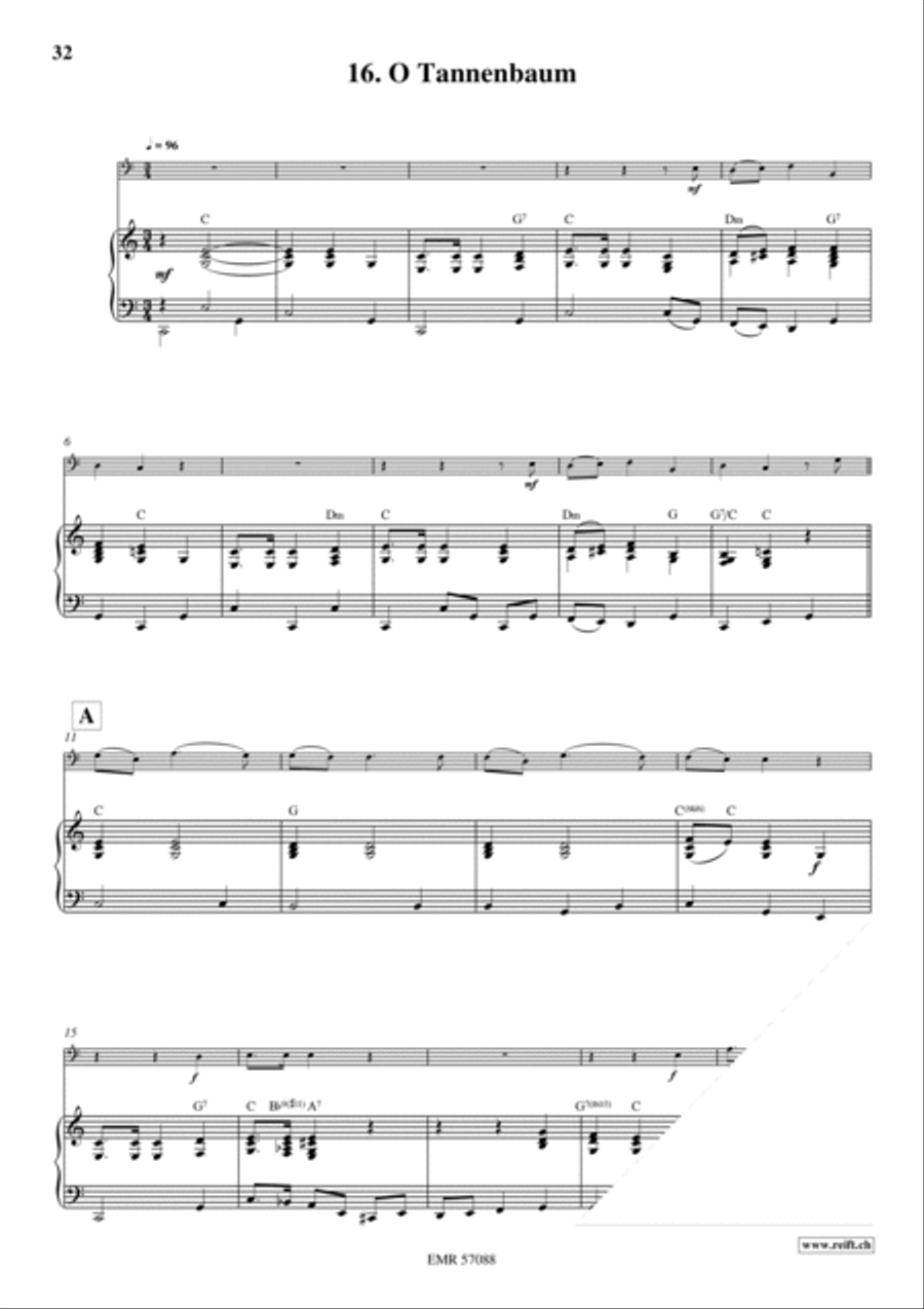 18 Christmas Songs 18 Christmas Songs Bass Recorder scores gallery preview page 19