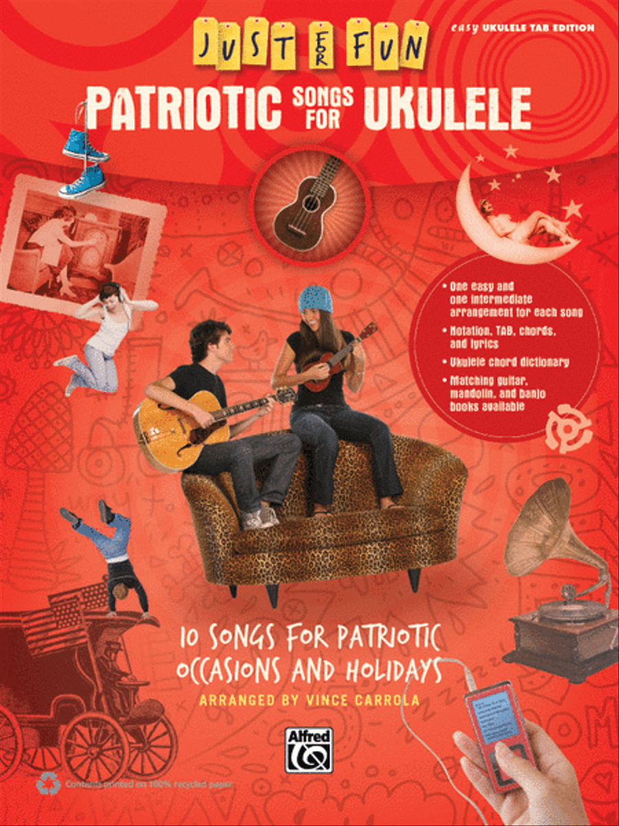 Just for Fun -- Patriotic Songs for Ukulele Ukulele scores gallery preview page 1