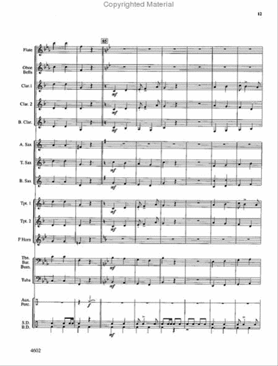 Band Avenue Band Avenue Concert Band scores gallery preview page 12