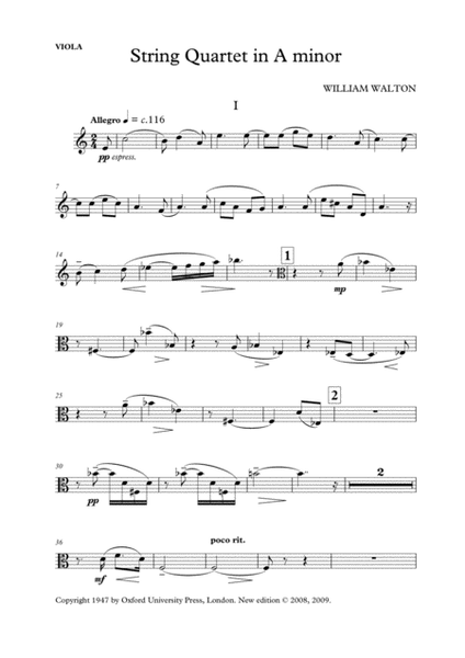 String Quartet in A minor