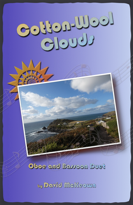 Book cover for Cotton Wool Clouds for Oboe and Bassoon Duet