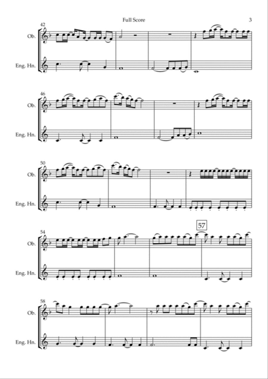 Empire State Of Mind Empire State Of Mind Woodwind Duet scores gallery preview page 3
