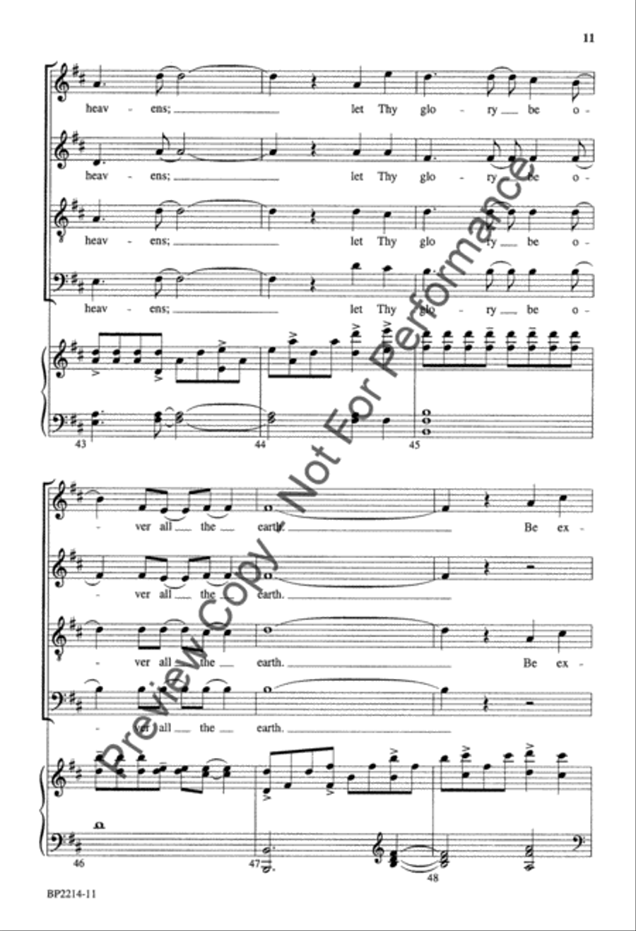 Awake, My Soul - Hagenberg 4-Part scores gallery preview page 10
