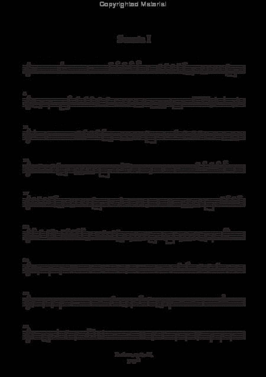 Harmonia instrumentalis op.5 (Wurzburg, 1664) Bassoon scores gallery preview page 3