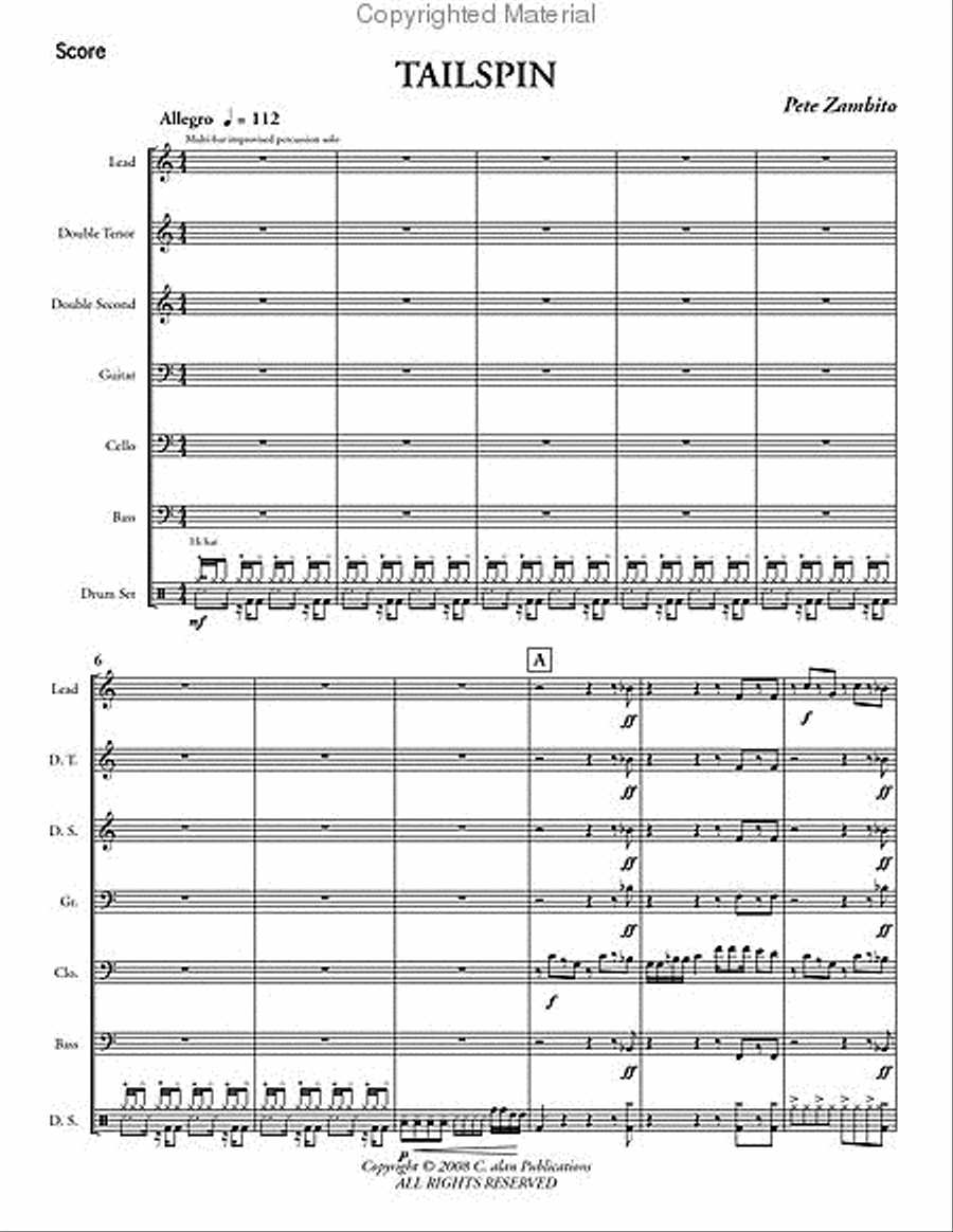 Tailspin Steel Drum Band scores gallery preview page 2