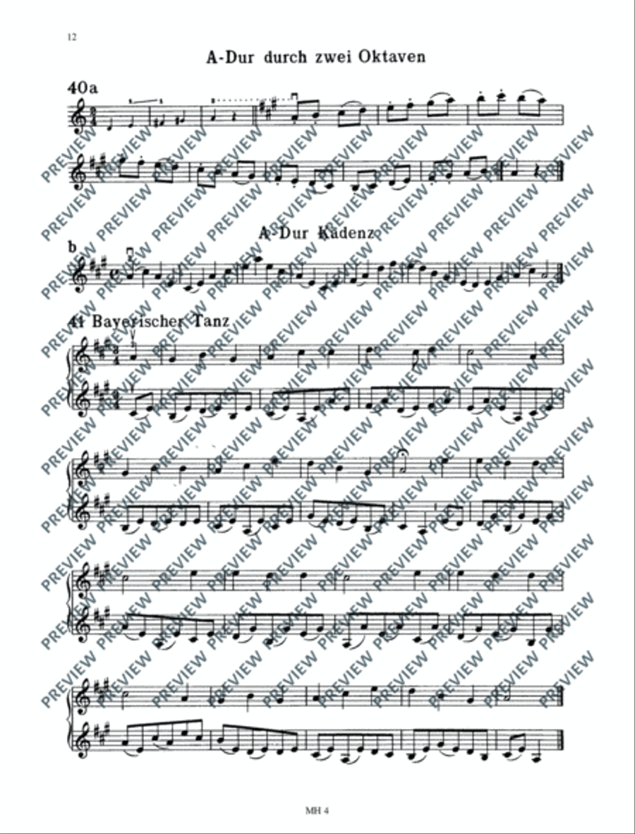 Das Geigenspiel Das Geigenspiel Violin scores gallery preview page 13