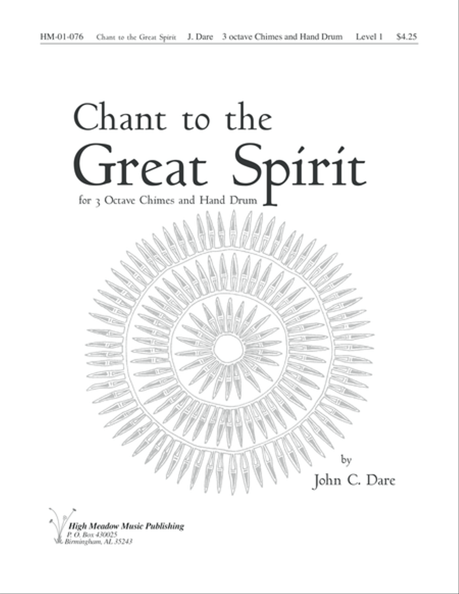 Chant to the Great Spirit 3-Octaves scores gallery preview page 1