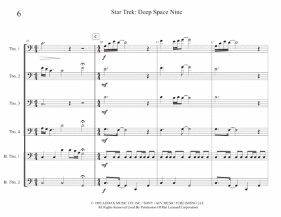 Star Trek - Deep Space Nine(r) Small Ensemble scores gallery preview page 6