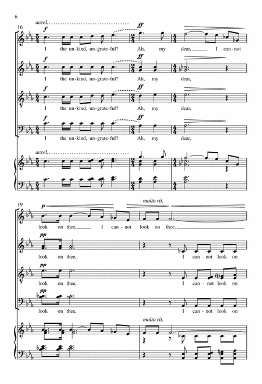 Love Bade Me Welcome Divisi scores gallery preview page 6