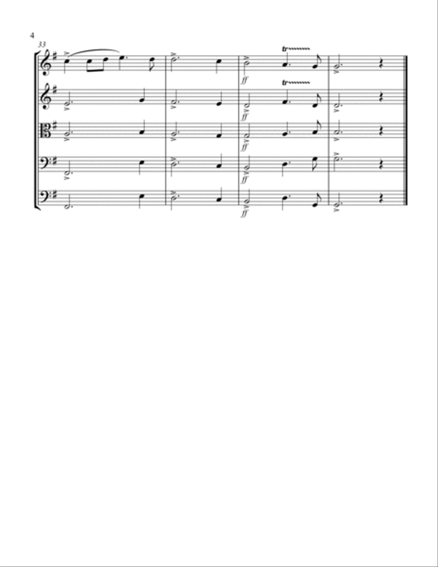 The Trees are all bare The Trees are all bare String Quintet scores gallery preview page 4
