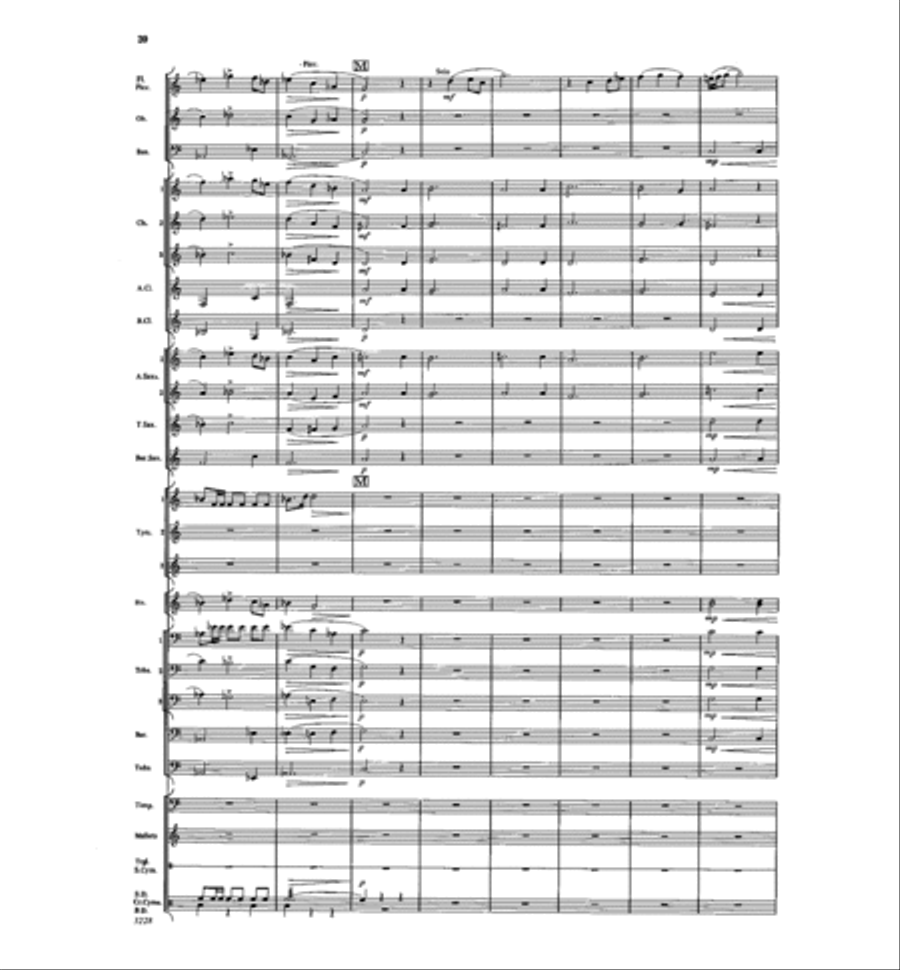 A Bayside Portrait Concert Band scores gallery preview page 19