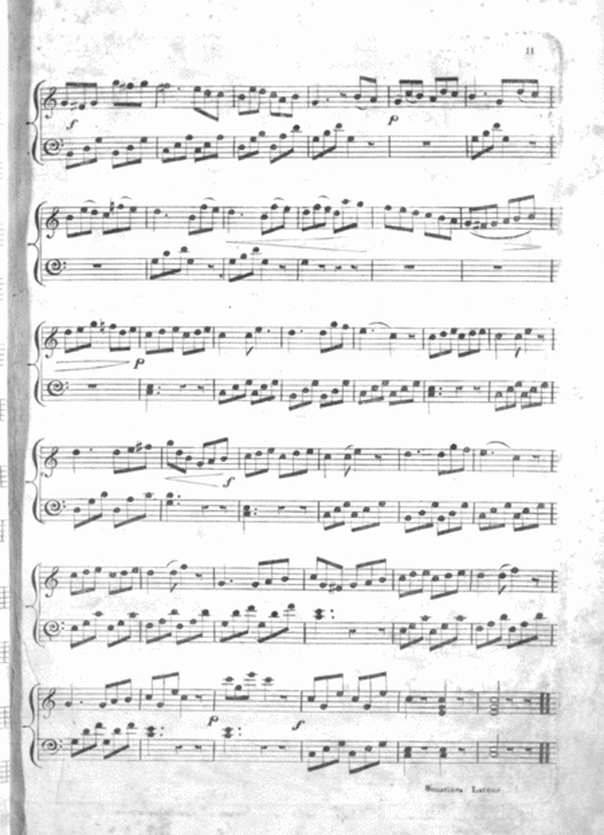 Four Progressive Sonatinas. For The Piano Forte. Nos. 3 and 4
