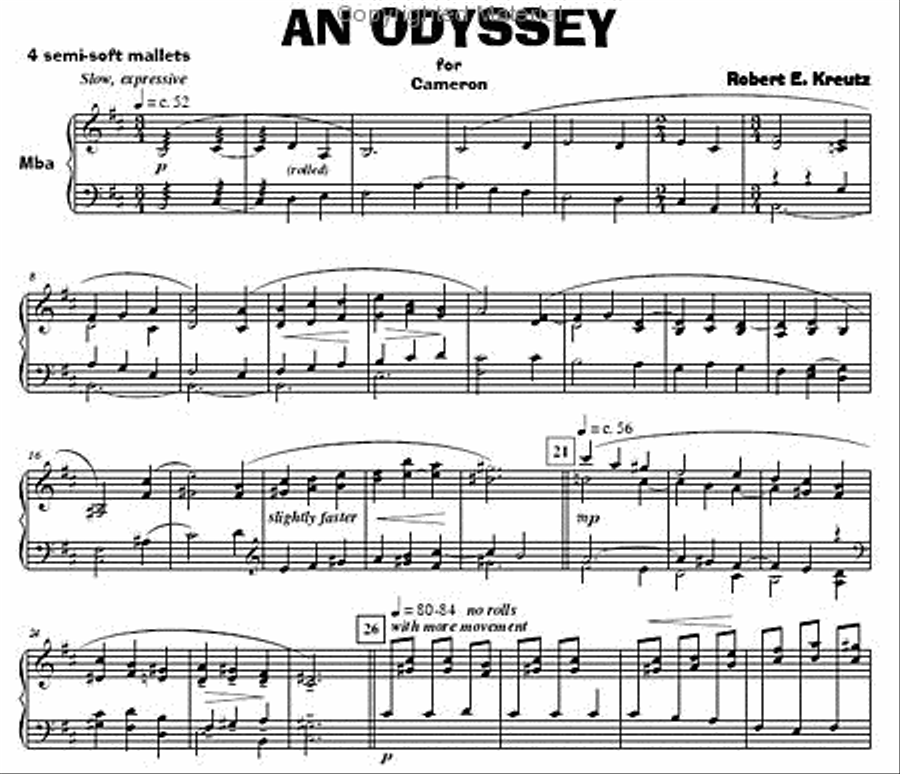 Loose Cannons Marimba scores gallery preview page 4