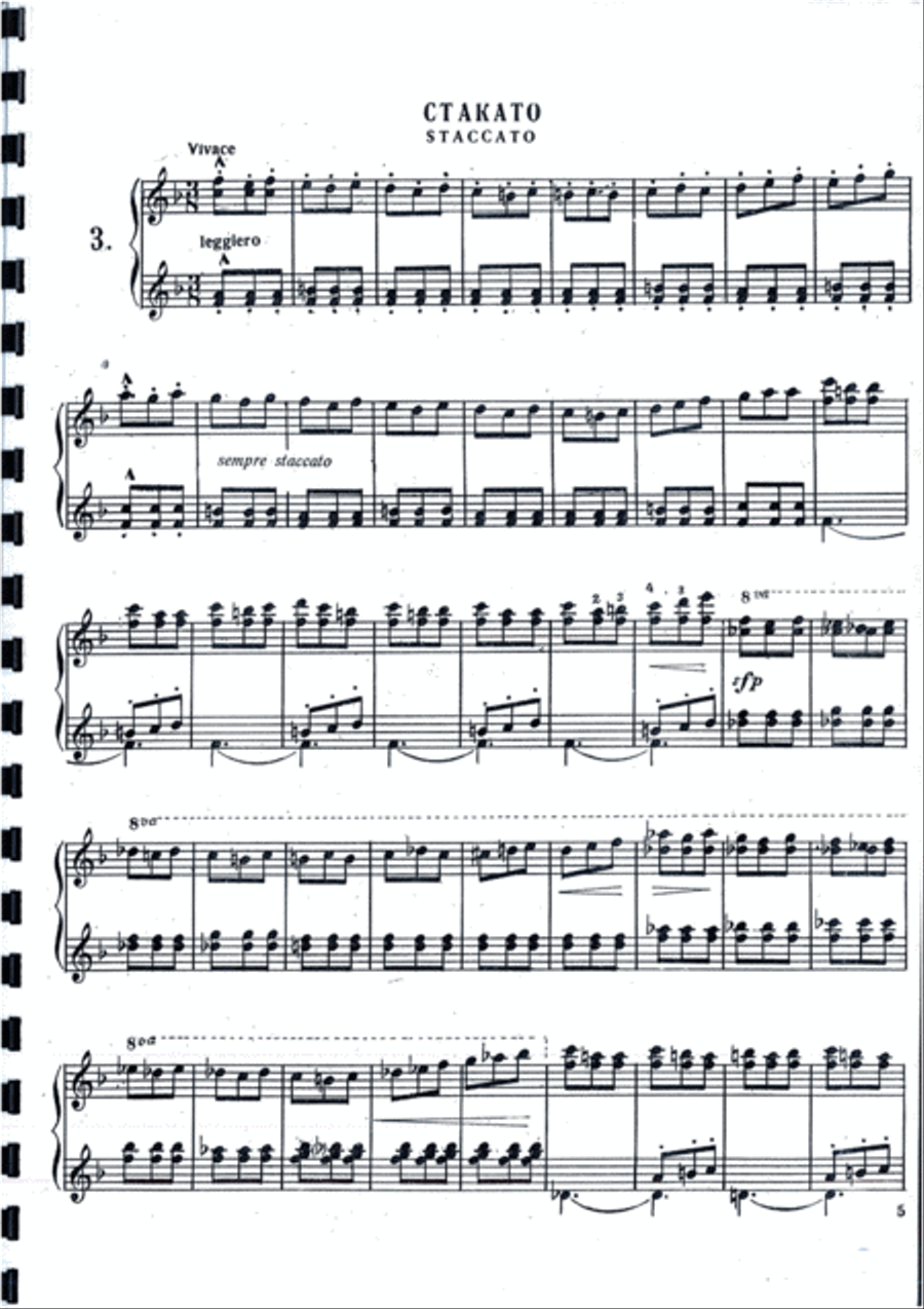 Miniatures - Prelude and Staccato Piano Solo scores gallery preview page 3
