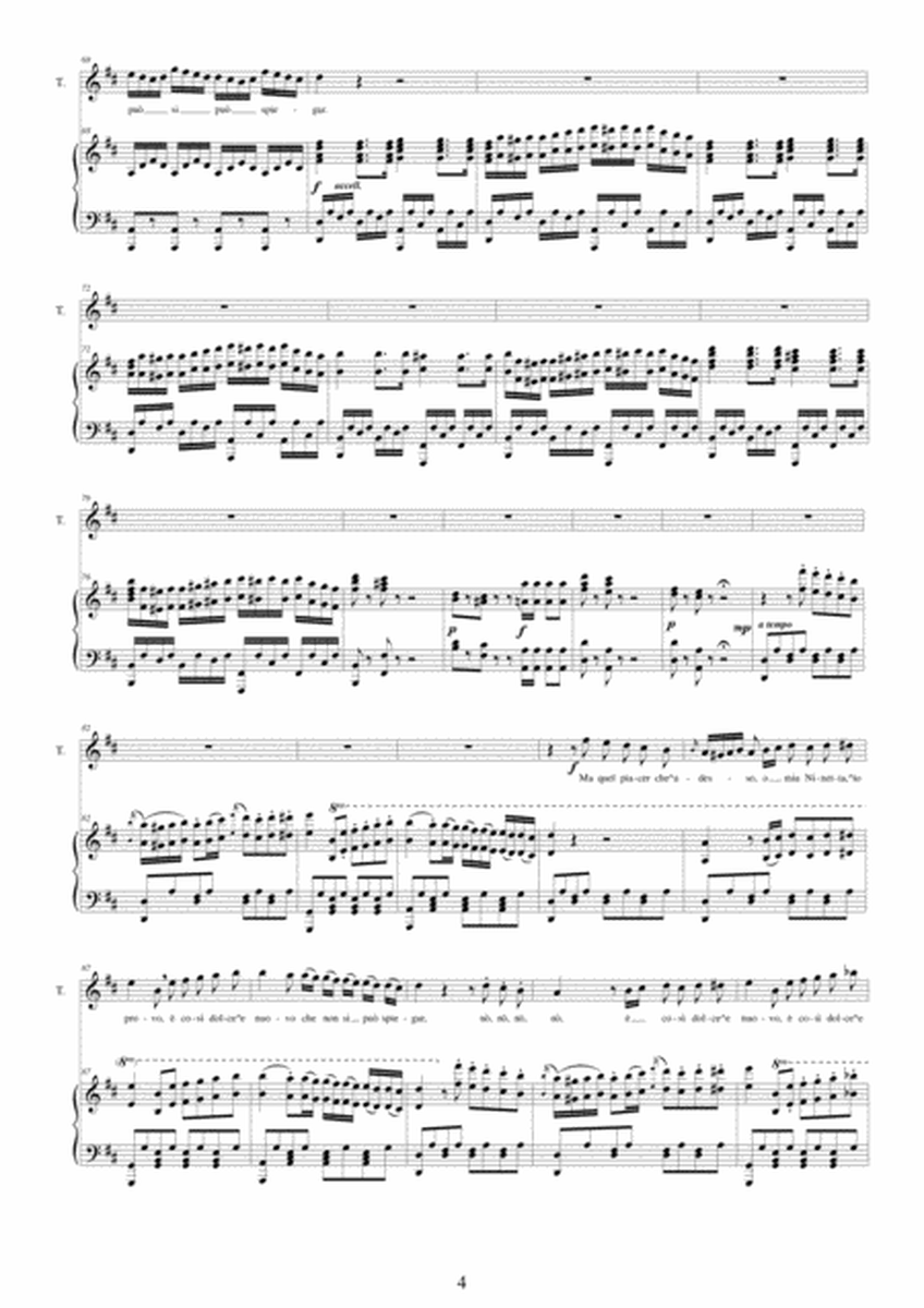 Rossini-La gazza ladra (Act 1s5) Vieni fra queste braccia - tenor and piano image number null