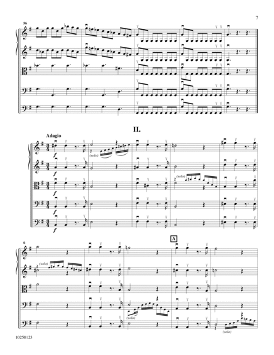 Concerto alla Rustica Op. 51 No. 4 Orchestra scores gallery preview page 6