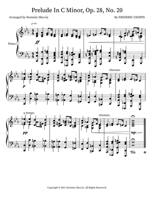 Prelude In C Minor, Op. 28, No. 20