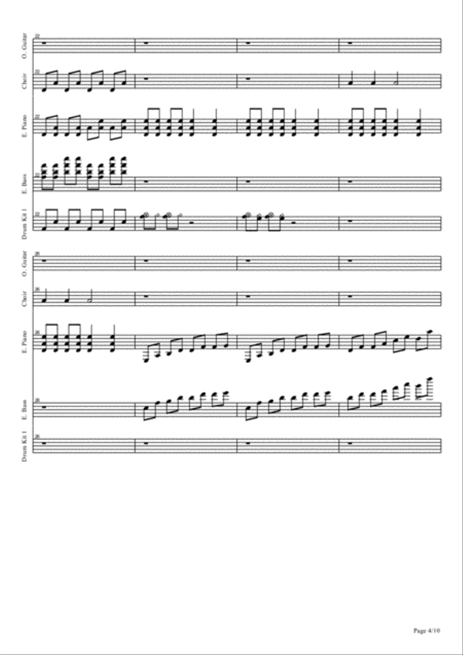Suck out the Evil Concert Band scores gallery preview page 4