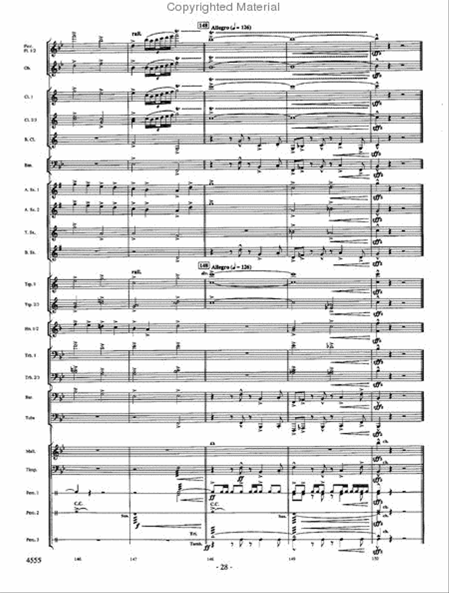 Beyond the Higher Skies Concert Band scores gallery preview page 27