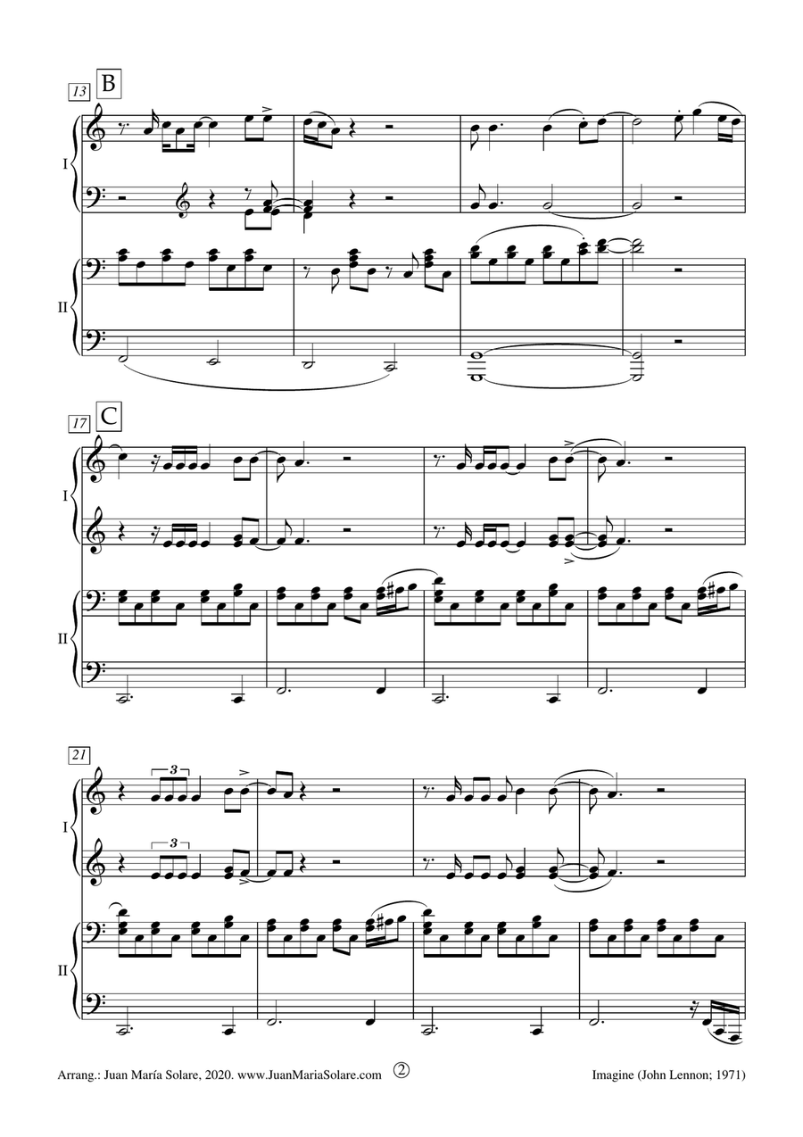 Imagine Piano scores gallery preview page 2