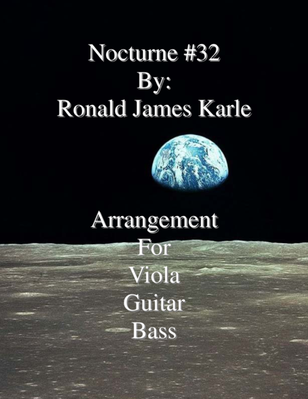 Nocturne #32 Arrangement for Viola, Guitar, Bass image number null