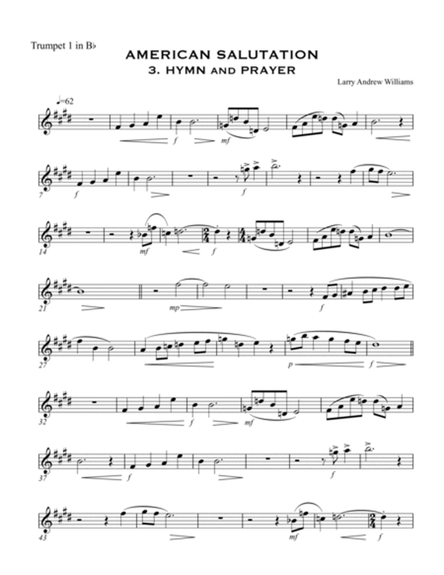 Hymn and Prayer ("AN AMERICAN SALUTATION") image number null