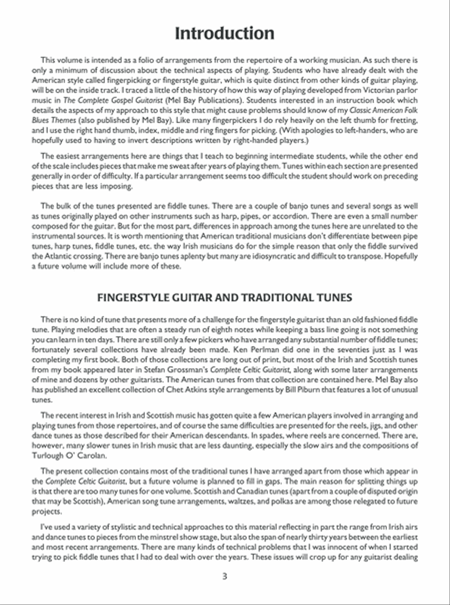 Encyclopedia of Irish and American Fiddle Tunes Fingerpicking Guitar scores gallery preview page 9