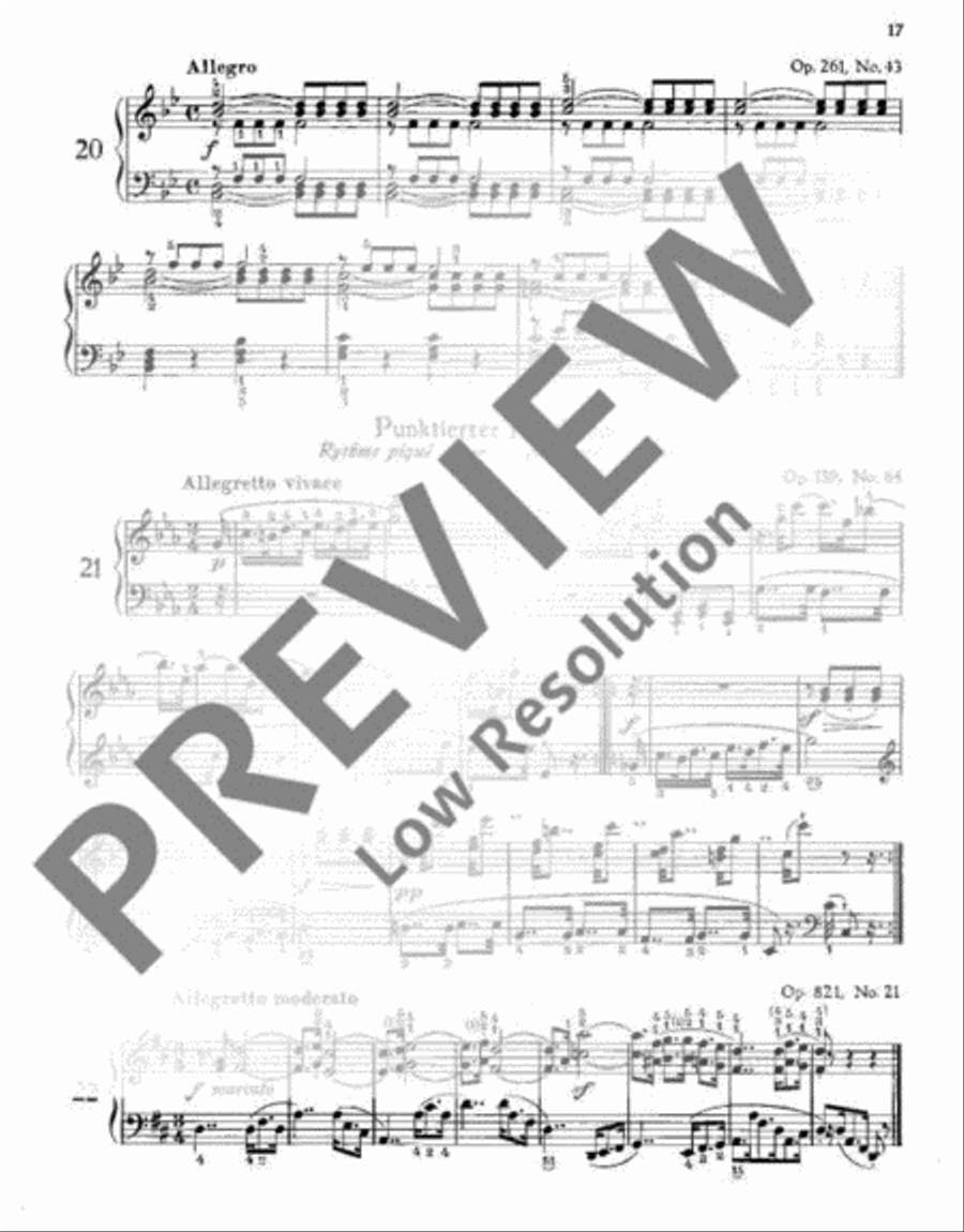 The practical Czerny Piano Solo scores gallery preview page 18