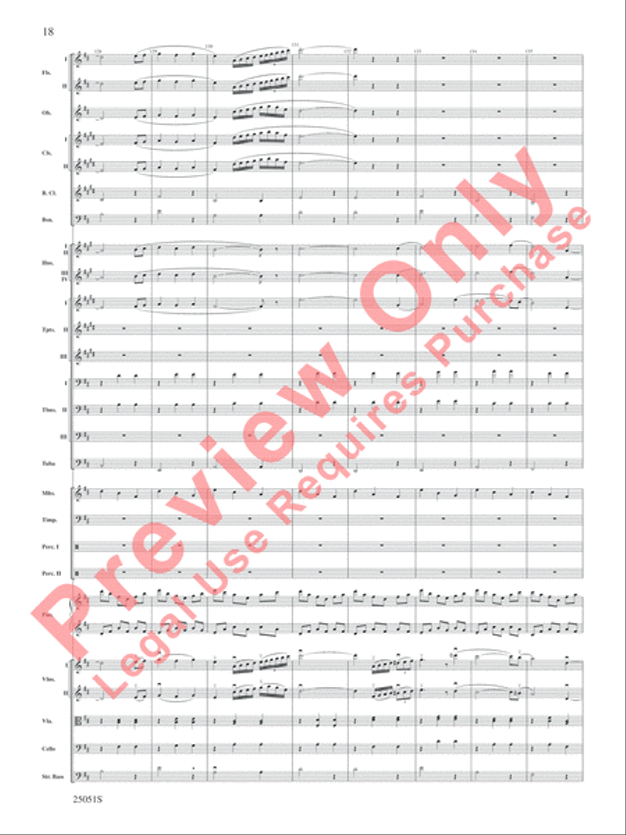 Harry Potter and the Goblet of Fire, Concert Suite from Full Orchestra scores gallery preview page 19