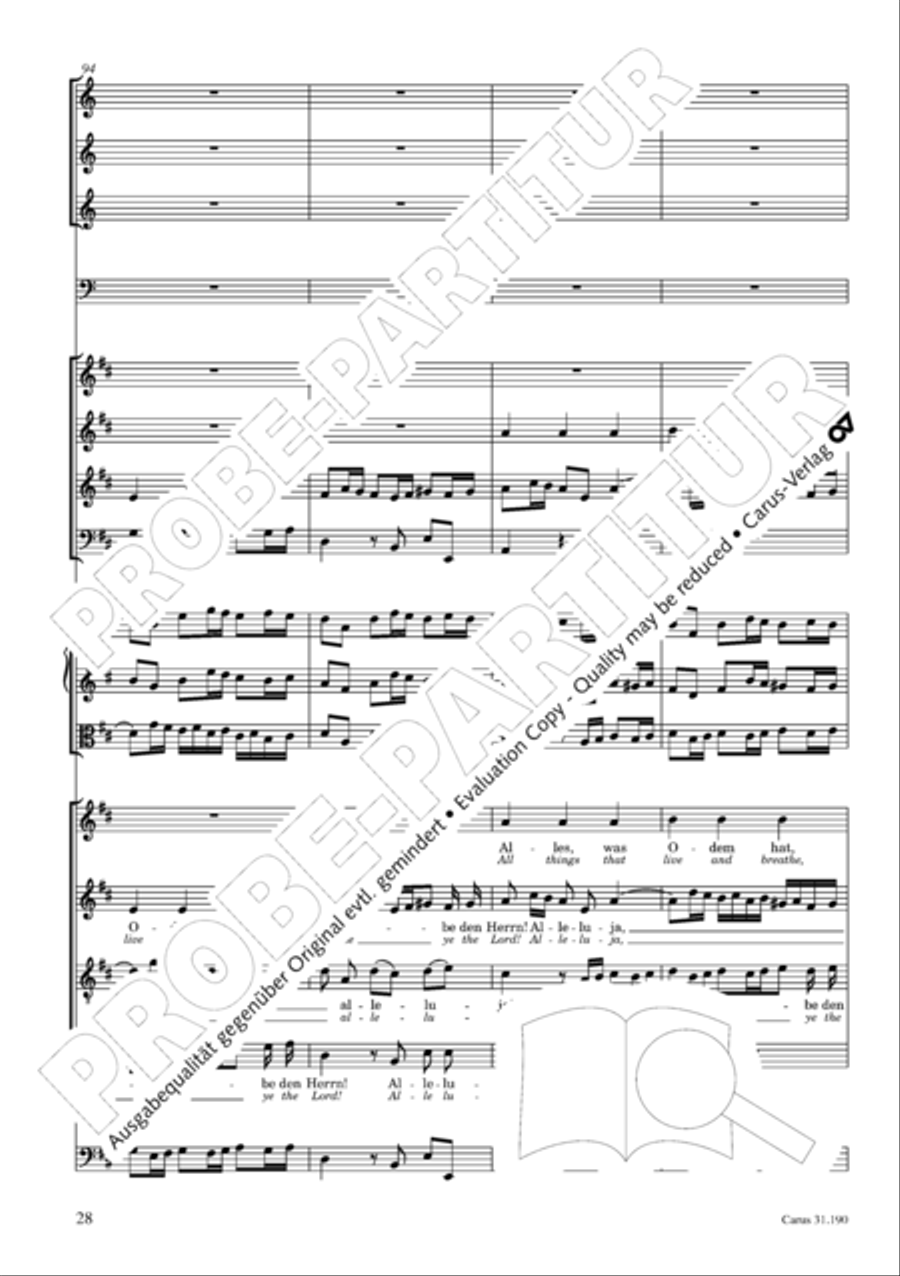 Sing to the Lord a new song (Singet dem Herrn ein neues Lied) ATB scores gallery preview page 29