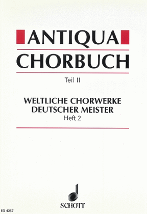 Book cover for Antiqua Chorbuch Secular Vol 2
