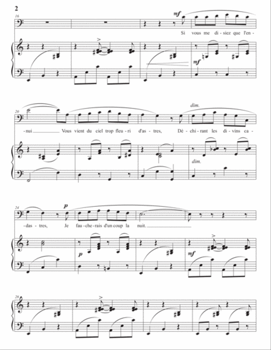 Chanson Romanesque Chanson Romanesque Voice scores gallery preview page 3