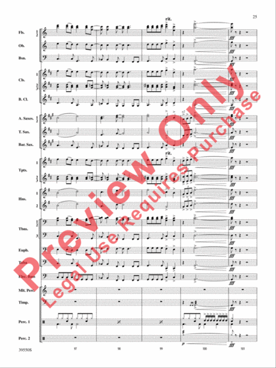 The Rolling Stones on Tour Concert Band scores gallery preview page 26