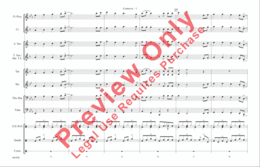 She Loves You She Loves You Marching Band scores gallery preview page 4