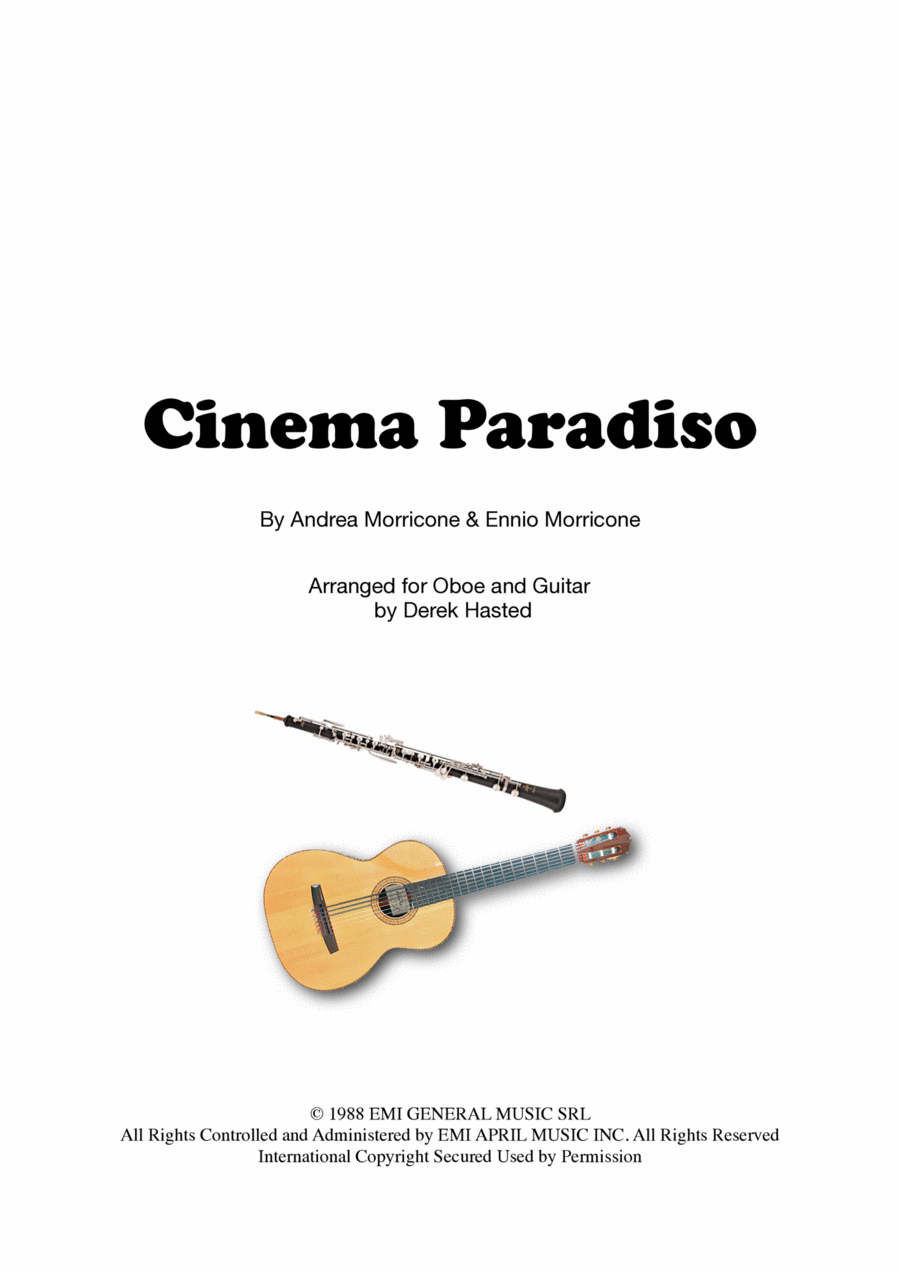 Cinema Paradiso Oboe scores gallery preview page 1