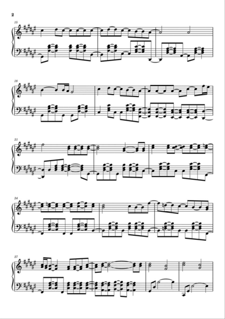 More Than Words More Than Words Piano Solo scores gallery preview page 2