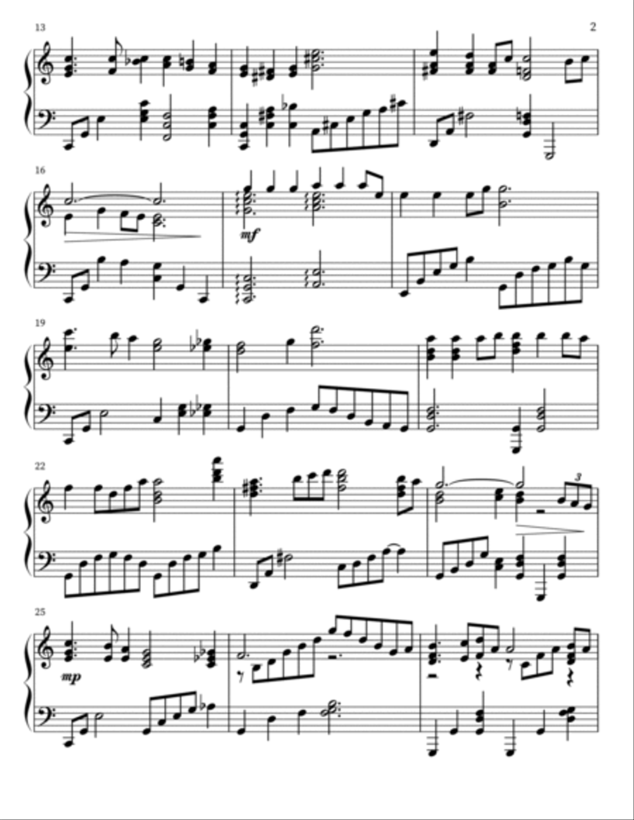 Why Should He Love Me So Piano Solo scores gallery preview page 2