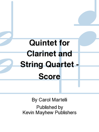 Quintet for Clarinet and String Quartet - Score