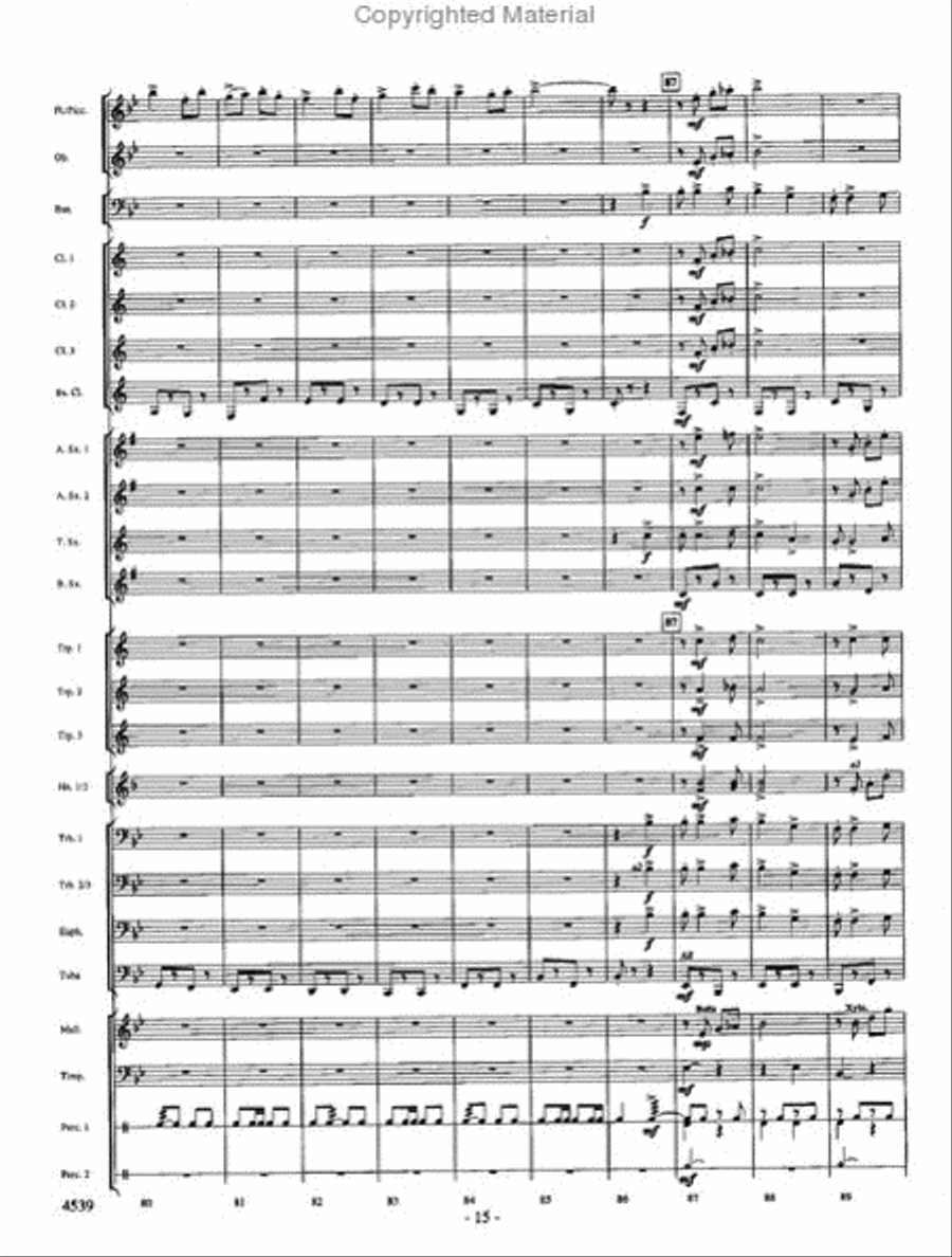 An American Portrait Concert Band scores gallery preview page 14