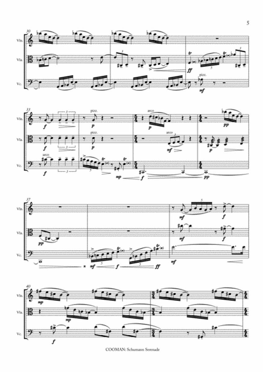 Carson Cooman: Schumann Serenade for string trio