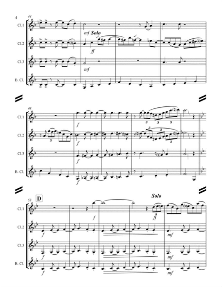 A String Of Pearls Woodwind Ensemble scores gallery preview page 5